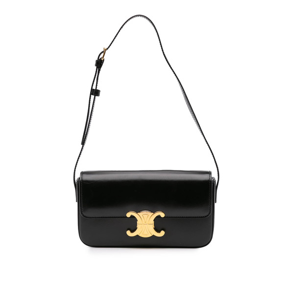 Pre-Loved Celine Shiny Calfskin Claude Shoulder Bag - Picture 1 of 7